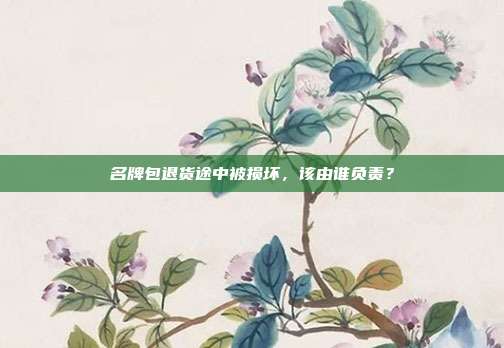 名牌包退货途中被损坏，该由谁负责？